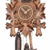 Decorative Clocks * | Frankenmuth Clock Company View All Ku1100Nu 1 Day 5 Leaf Cuckoo Clock