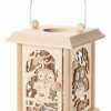 Authentic German Gifts * | Frankenmuth Clock Company 198/143 Lantern Style Tealight Holder W/ Owls