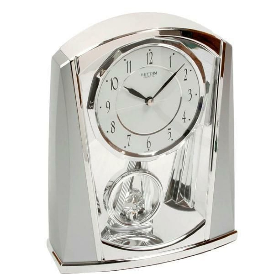 Clocks * | Frankenmuth Clock Company Silver Swing