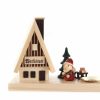 Authentic German Gifts * | Frankenmuth Clock Company 146/1785 Santa'S Workshop Smoker House View All