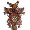 Decorative Clocks * | Frankenmuth Clock Company Ku47003Bl 1 Day Feeding Birds Cuckoo Clock With Painted Flowers View All