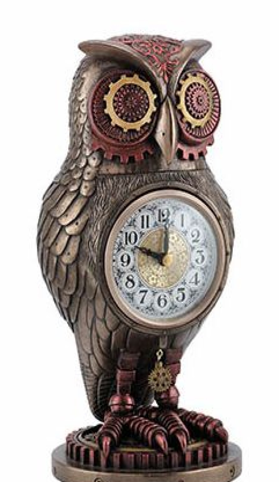 Decorative Clocks * | Frankenmuth Clock Company Steampunk Owl Clock View All