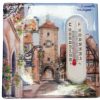 Authentic German Gifts * | Frankenmuth Clock Company German Souvenirs European Village Thermometer Magnet