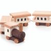 Authentic German Gifts * | Frankenmuth Clock Company 035/023 Miniature Wooden Train (Natural)