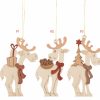 Authentic German Gifts * | Frankenmuth Clock Company 199/992 Wooden Elk Ornaments (Sold Individually)